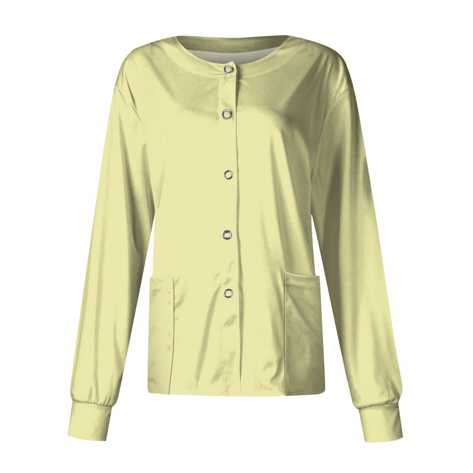 Mujer manga larga bolsillo tra - Medical Lab Uniform reseña y precio