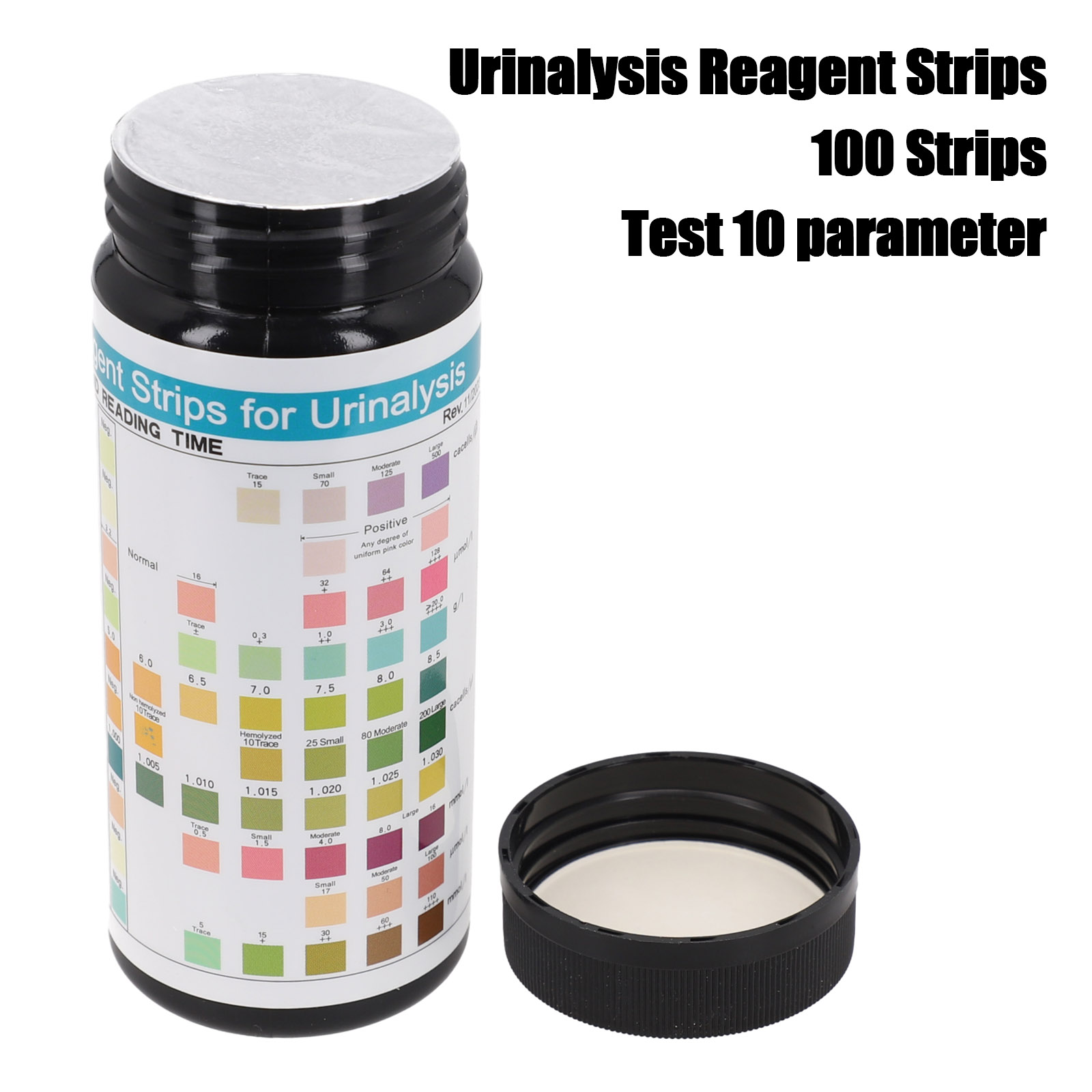 100 tiras URS-10T tiras de aná - Urinalysis Reagent Strip reseña y precio