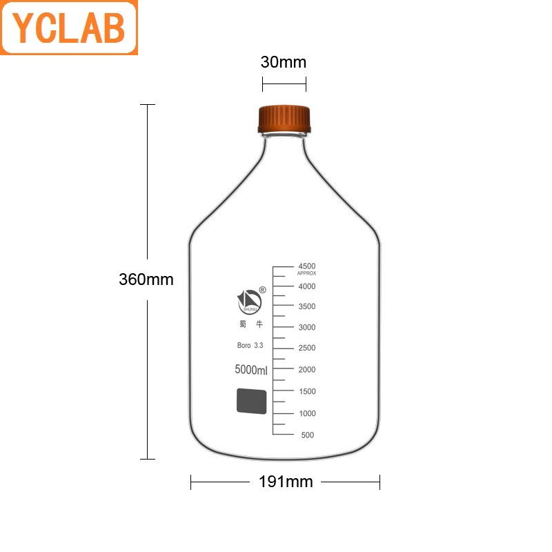 YCLAB-botella de reactivo de 5 - Medical Lab Equipment reseña y precio