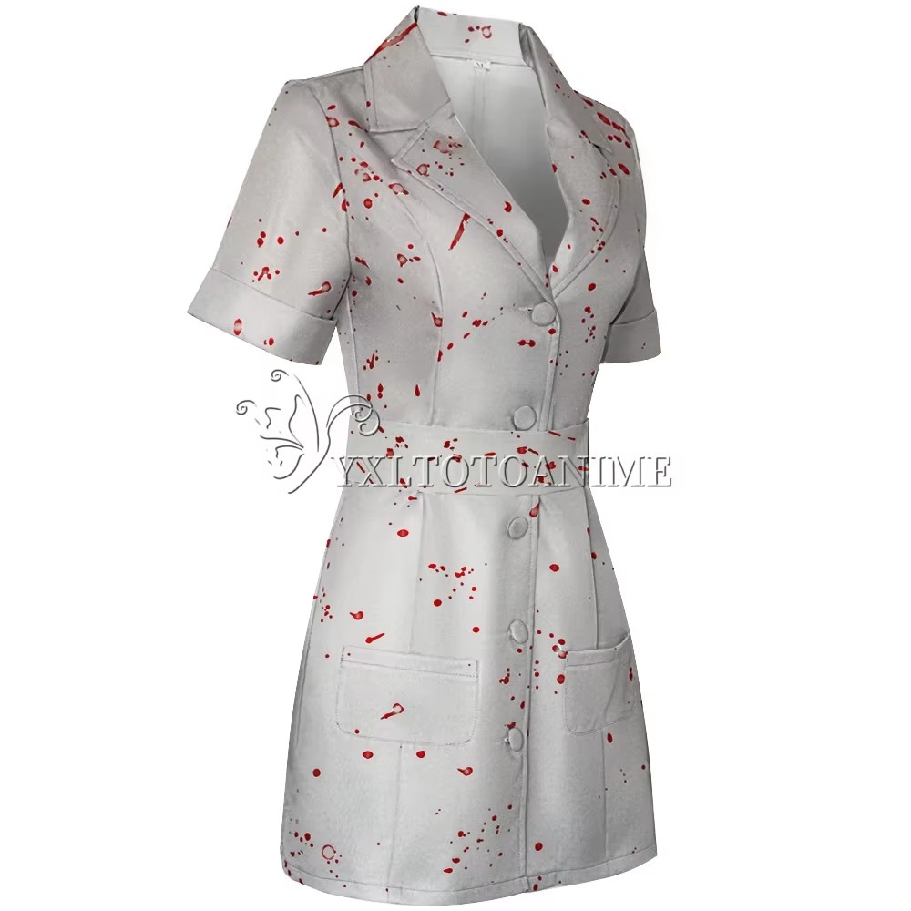 Disfraz de enfermera de la pel - Medical Lab Uniform reseña y precio