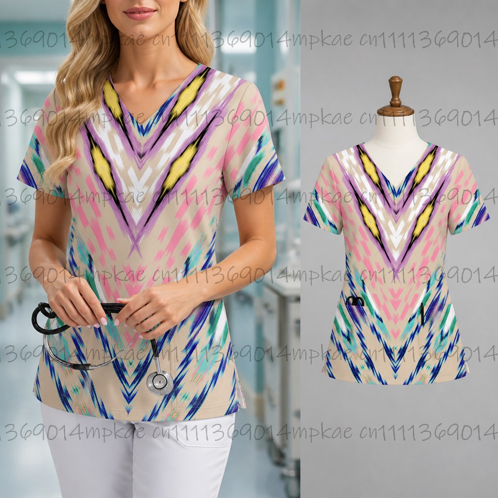 Nueva Camiseta de Manga Corta  - Medical Lab Uniform reseña y precio